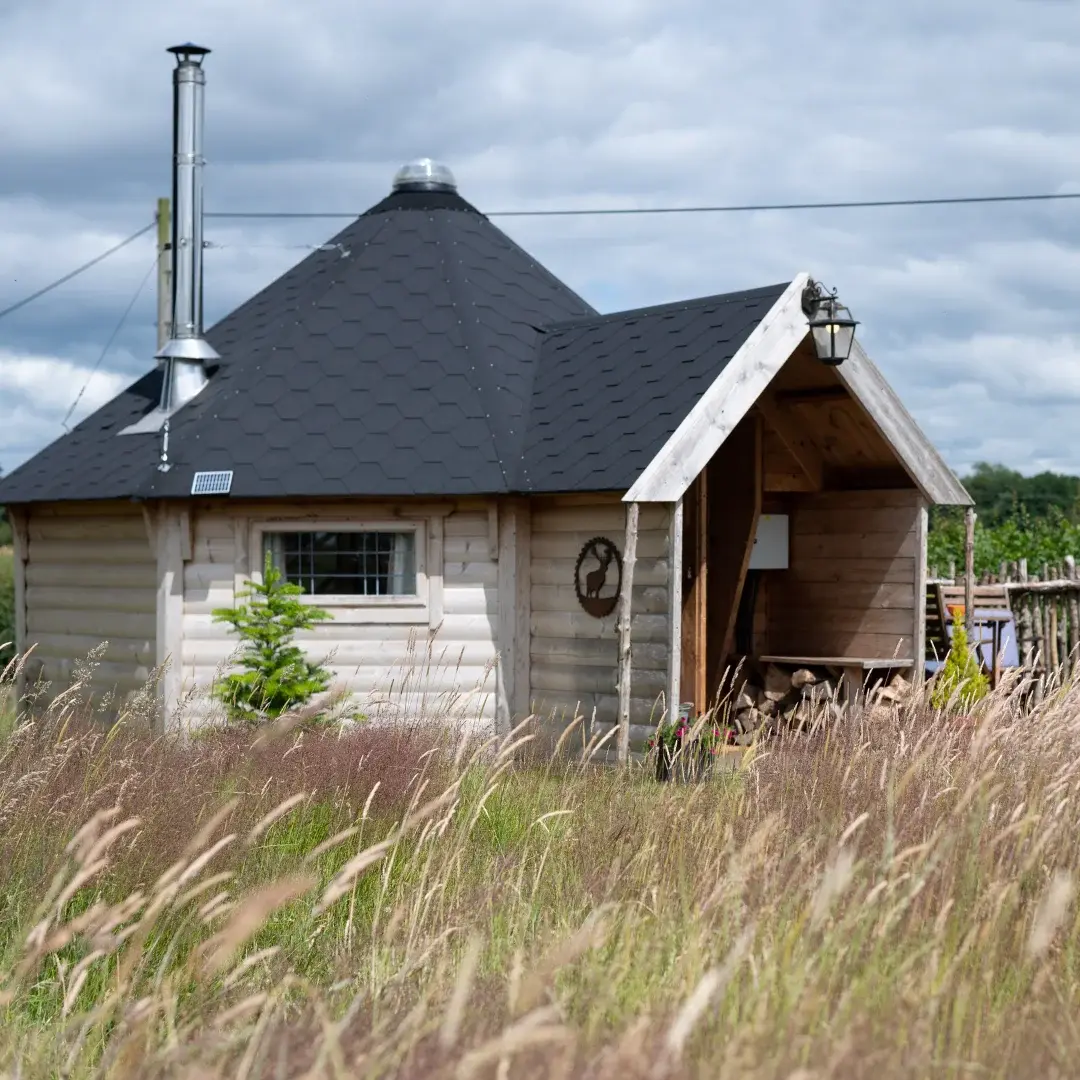 Camping Cabins Copper Beech Luxury Glamping Log Cabin